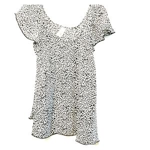 NWT! Lightweight, Silky animal print tunic